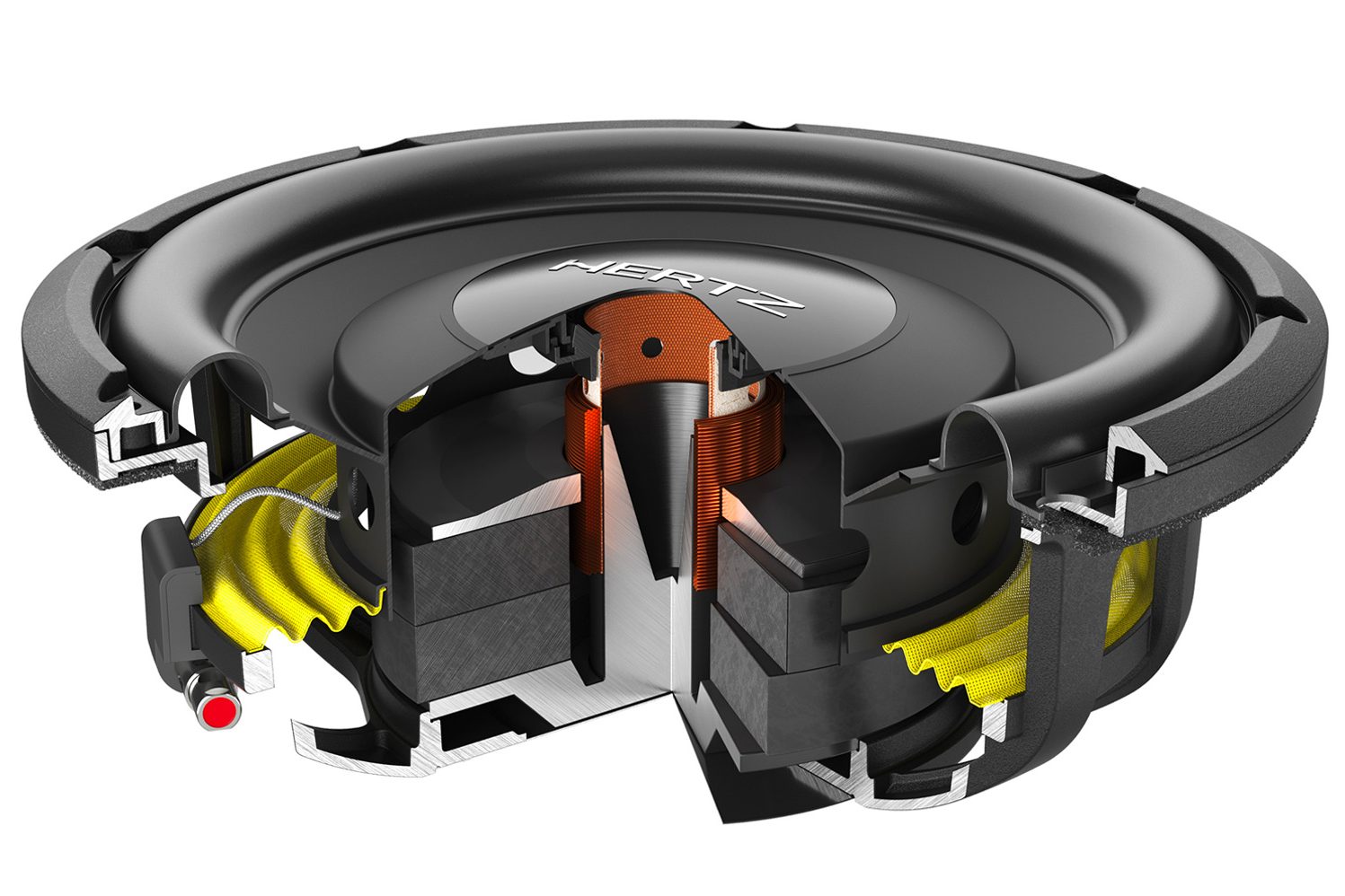 Hertz MPS 250 S4 10" Mille Pro 4-Ohm Shallow Subwoofer